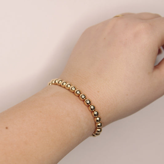 6MM Classic Gold Filled Bracelet