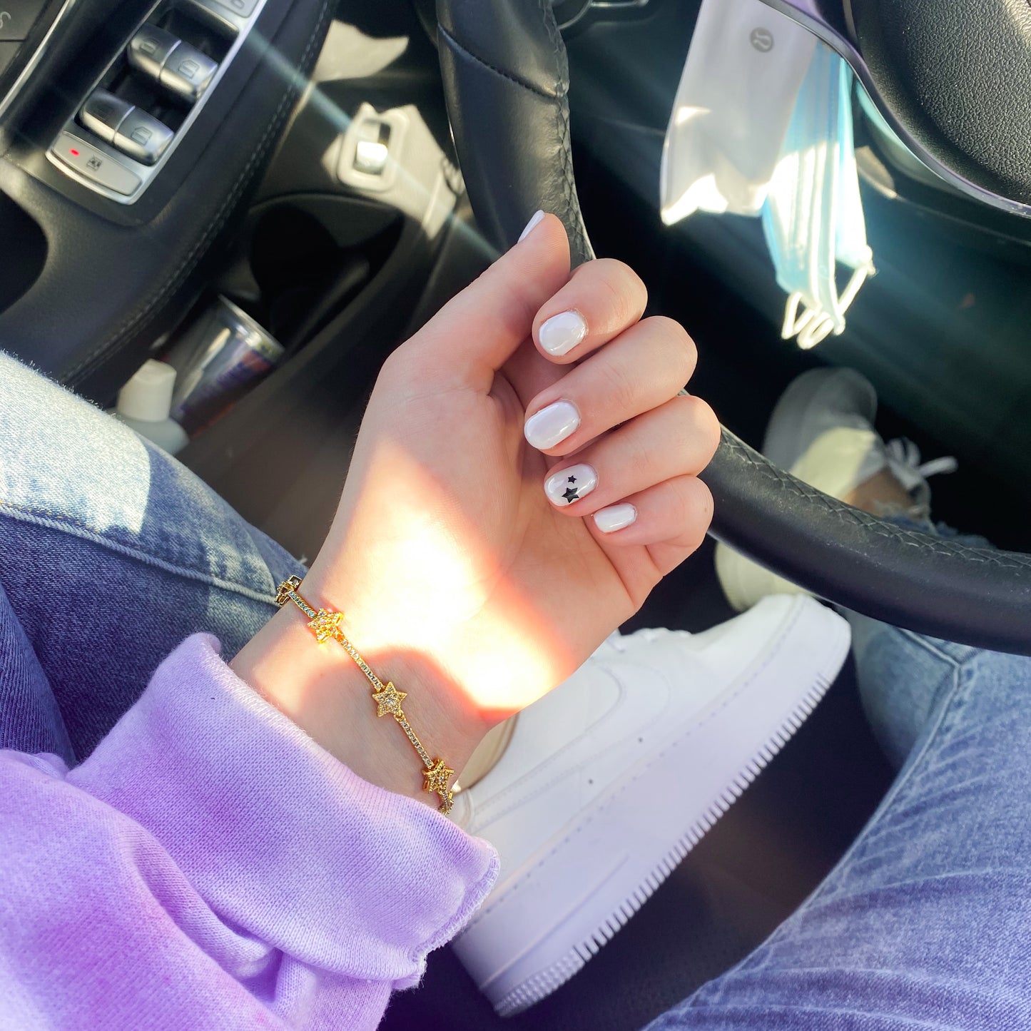 Pave Stars 18k Gold Filled Bracelet