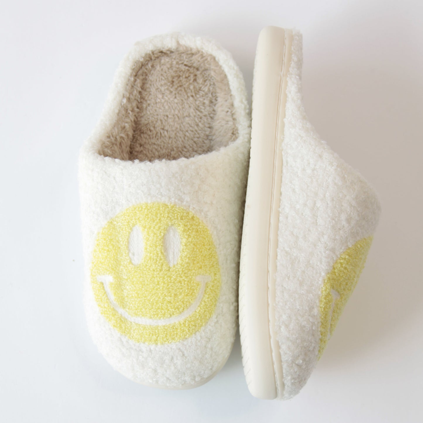 Yellow Lime Happy Slippers