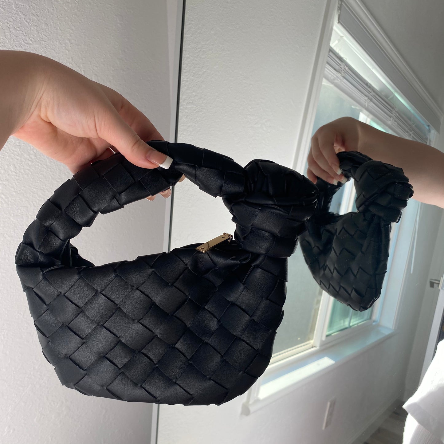 Black Chelsea Knot Bag