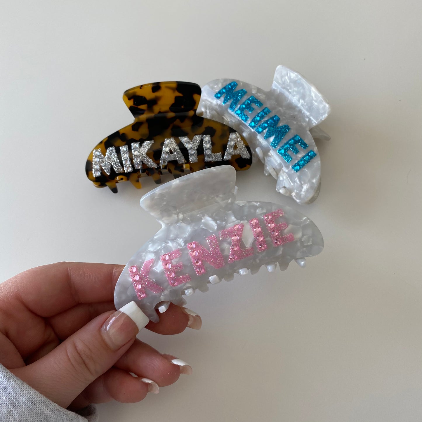 Personalized Hair Claw