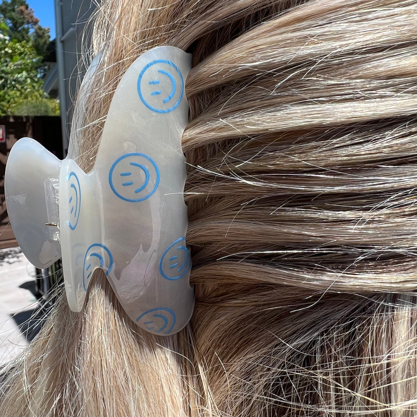 Smiley Face Hair Clip