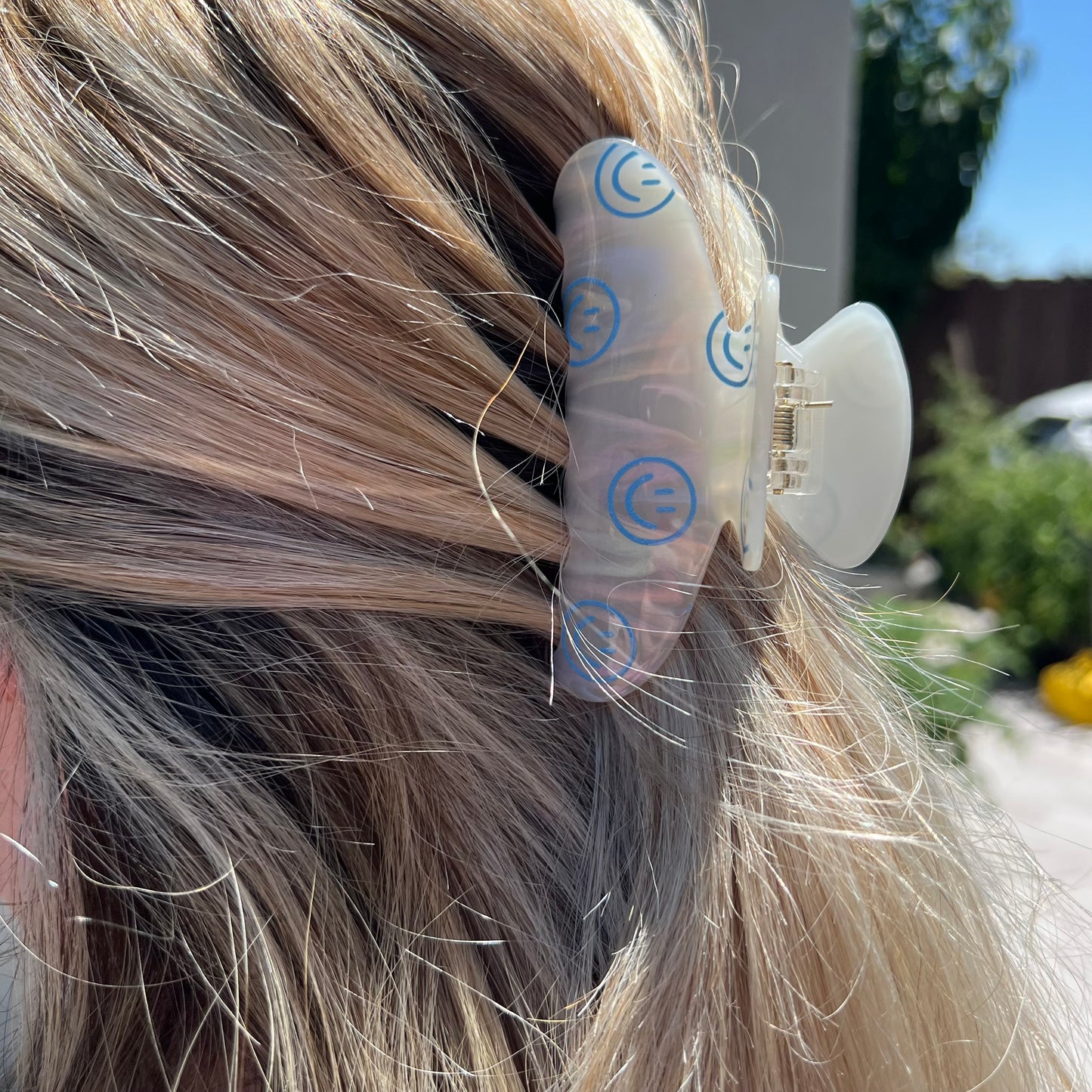 Smiley Face Hair Clip