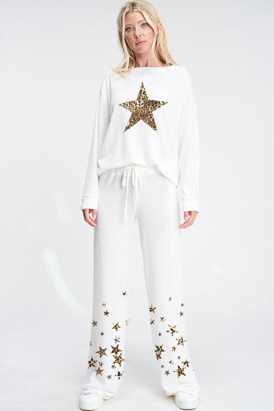Leopard Star Seeker Lounge Set