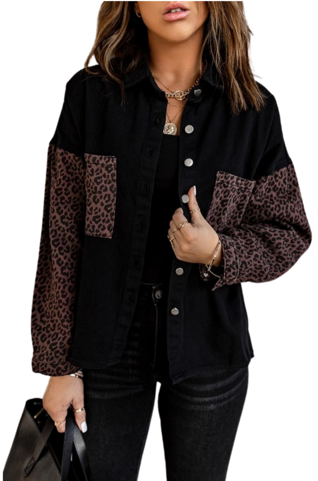 Leopard Jean Jacket