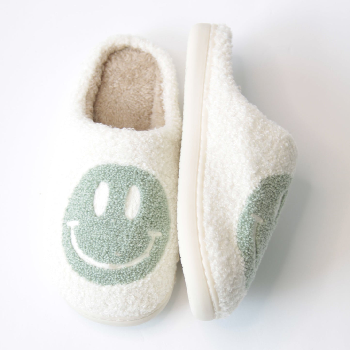 Mint Happy Slippers
