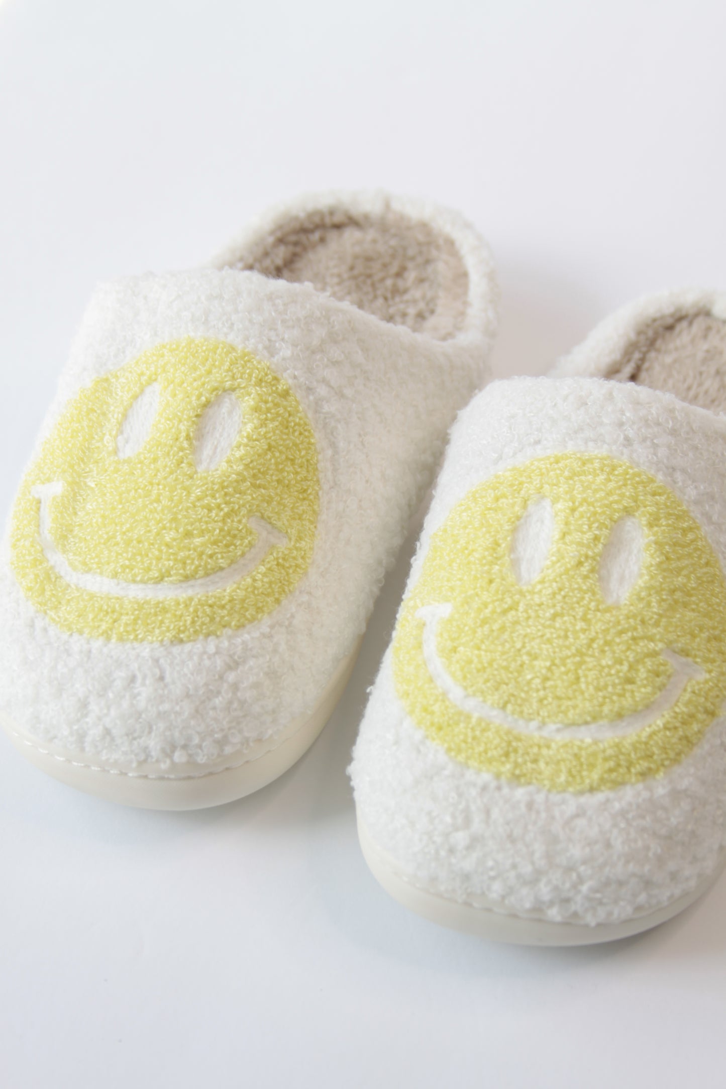 Yellow Lime Happy Slippers