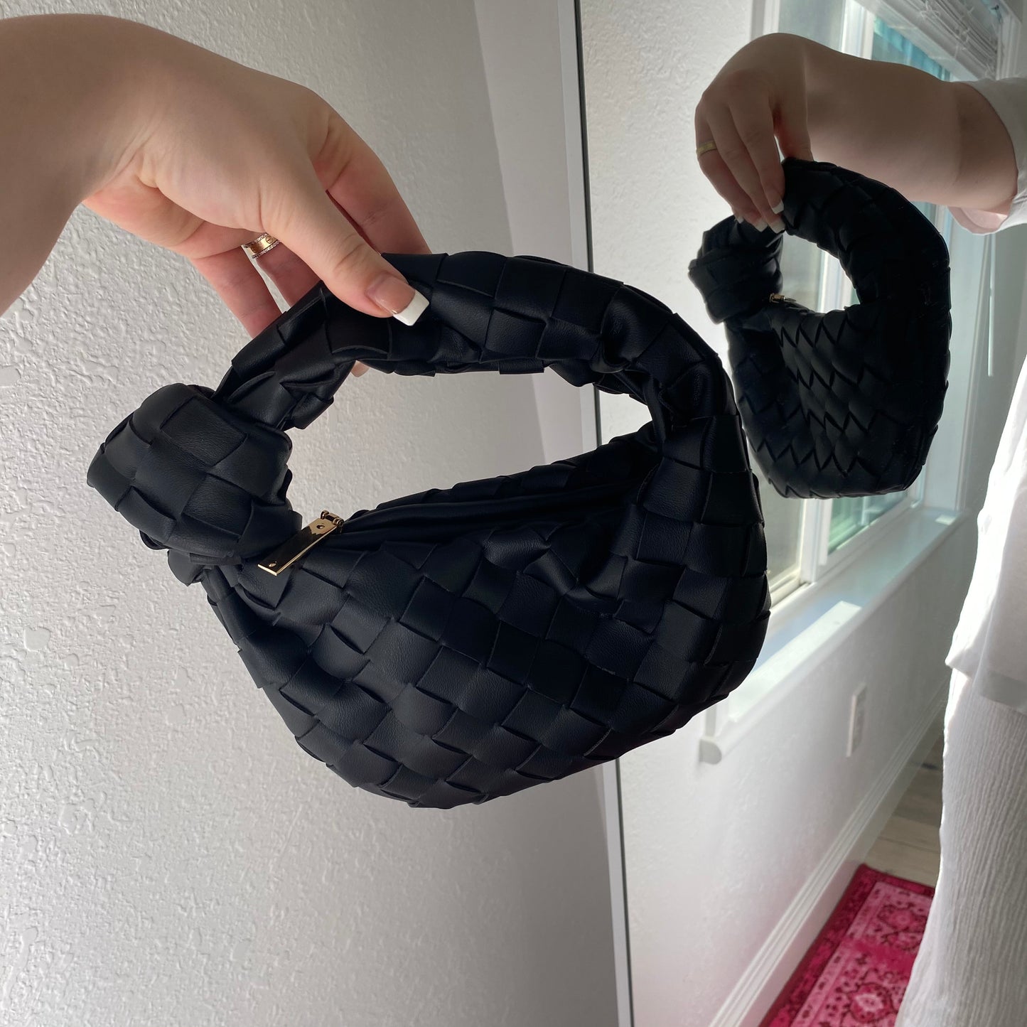 Black Chelsea Knot Bag