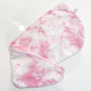Pink Tie Dye Hair Turban